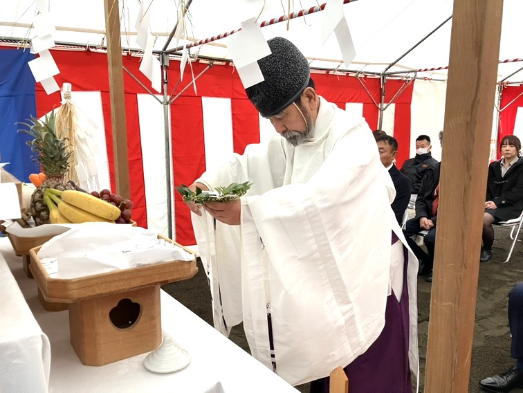 旭川支店新築工事 地鎮祭を執り行いました