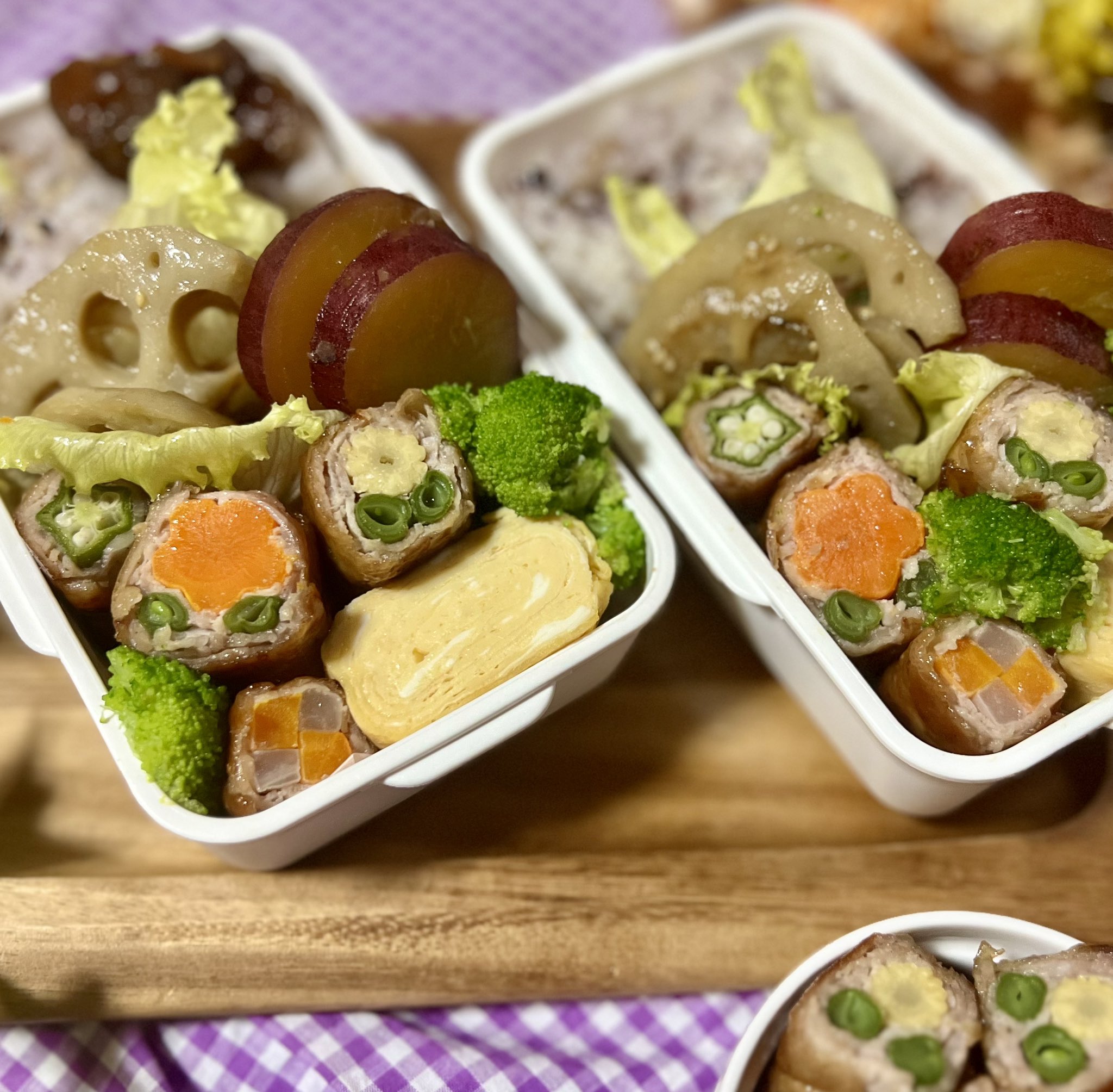 【おうちレシピ】ゆめの大地で作る、いろいろ野菜の豚肉巻き［お弁当おかず］