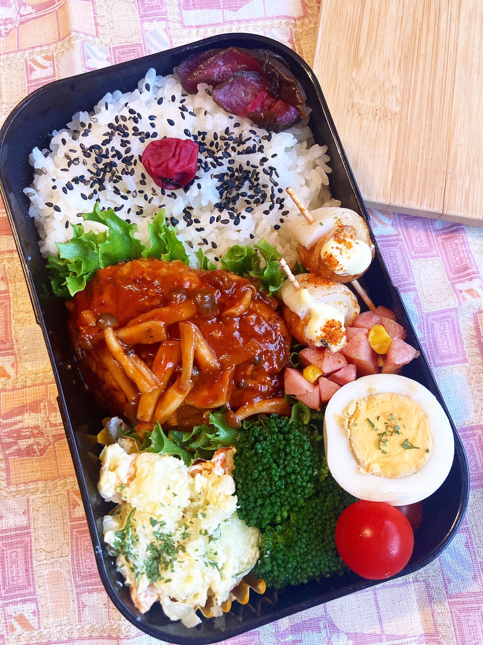 【おうちレシピ】ゆめの大地で作る、煮込みハンバーグ［お弁当おかず］