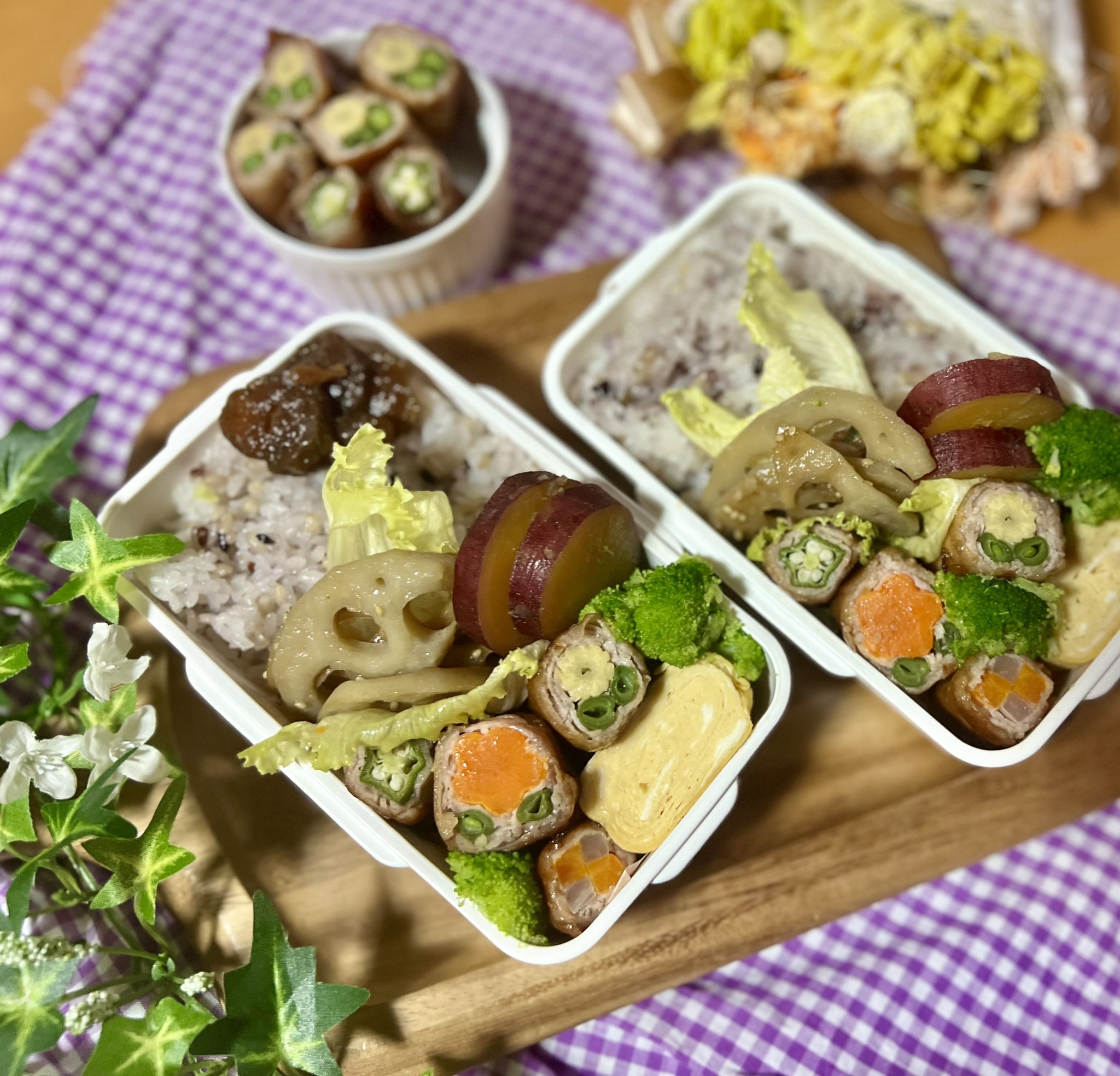 【おうちレシピ】ゆめの大地で作る、いろいろ野菜の豚肉巻き［お弁当おかず］